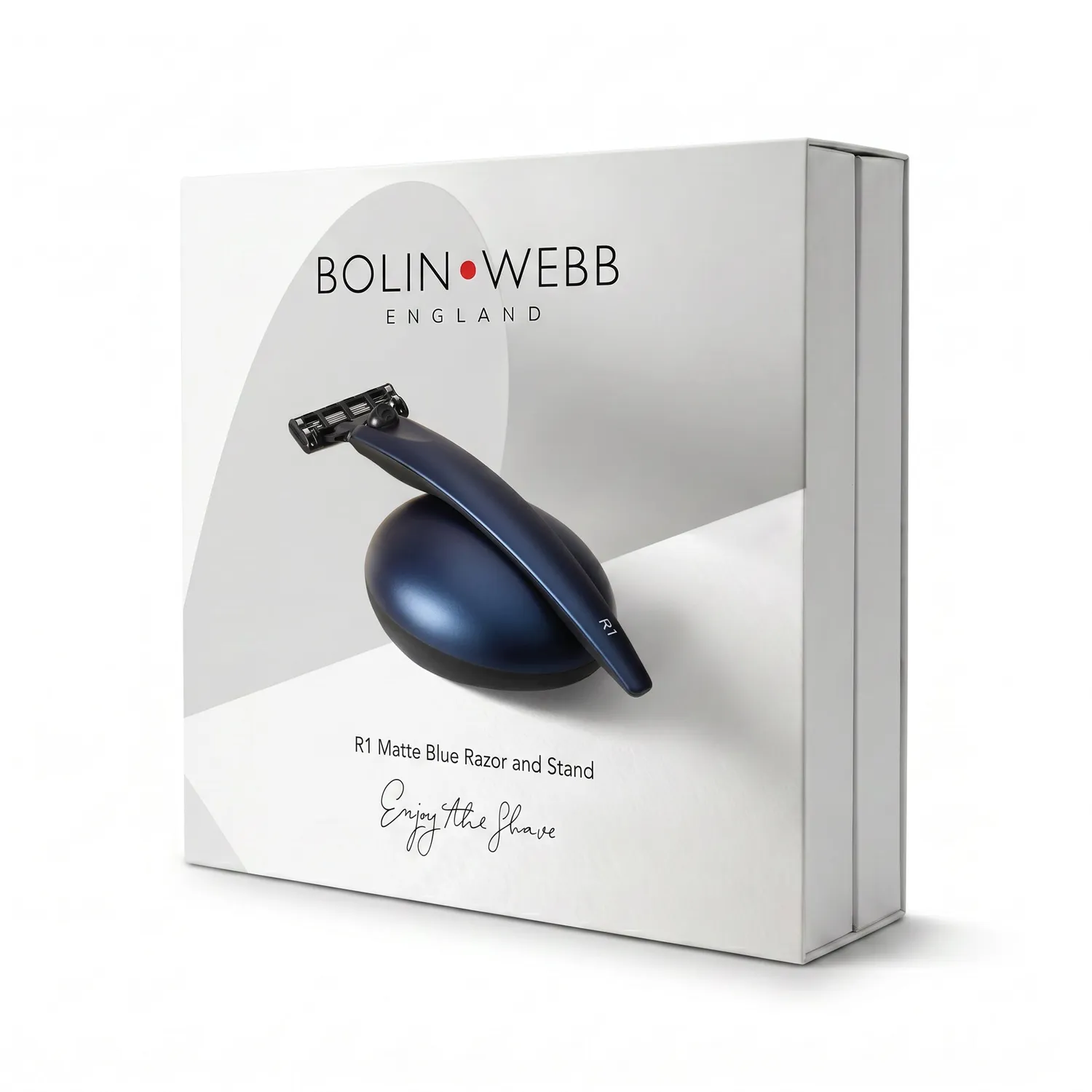 Bolin Webb R1 Matte Blue rakhyvel med ställ Mach3