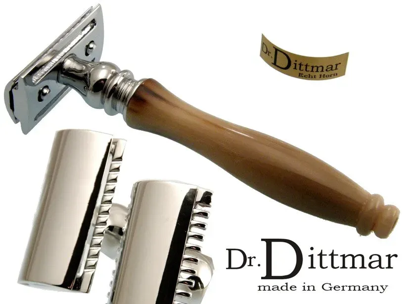 Dr. Dittmar No.3 säkerhetshyvel horn sluten kam