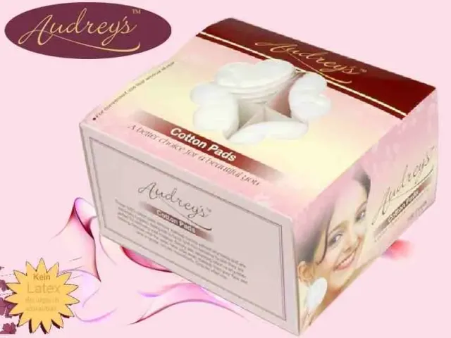 Dr. Dittmar Audrey bomullspads 100-pack luddfria 5,5 cm