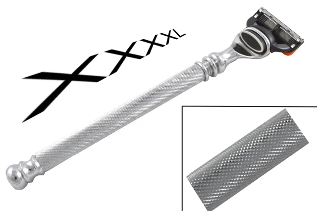 Dr. Dittmar Fusion rakhyvel krom XXXL 20 cm rostfri