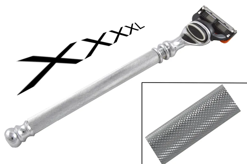 Dr. Dittmar Fusion rakhyvel krom XXXL 20 cm rostfri