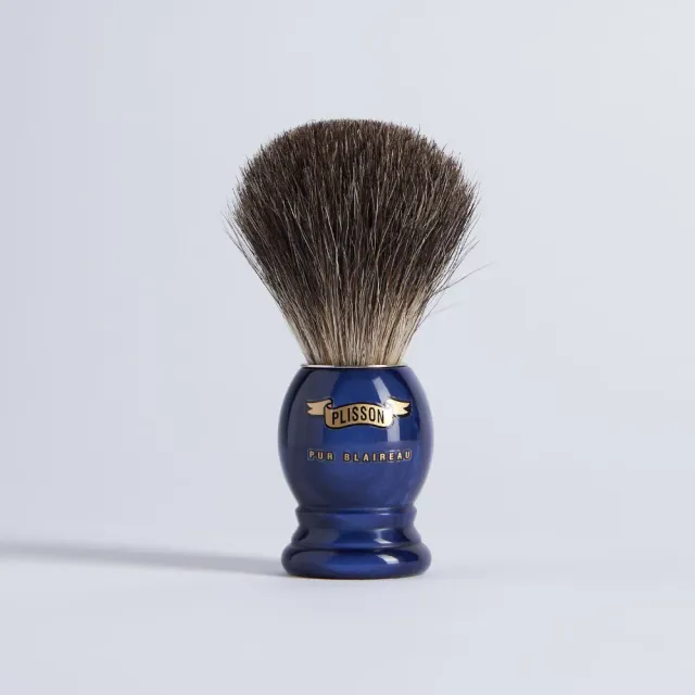 Plisson 1808 Gris de Russie rakborste acetat blå 10
