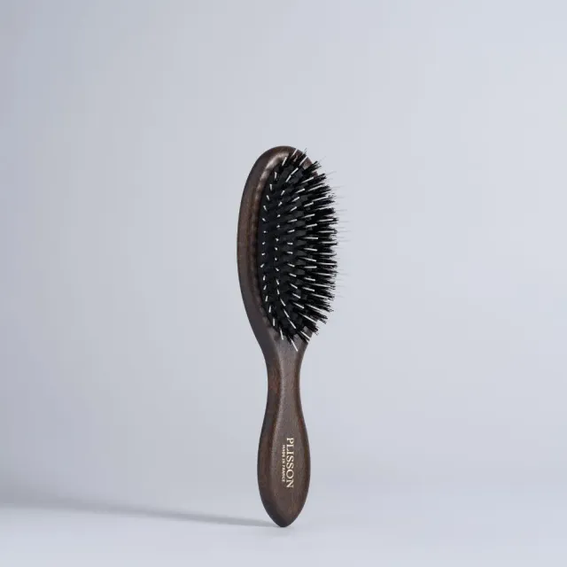 Plisson 1808 hårborste 18 cm vildsvinsborst liten