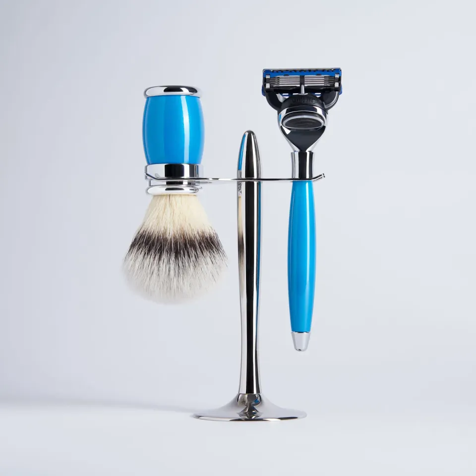 Plisson 1808 Estérel rakset 3-delar blå Fusion fiber