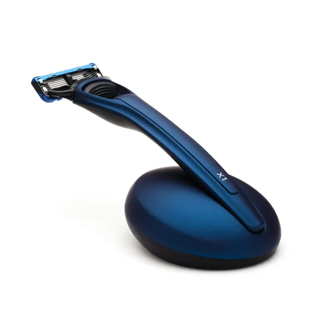 Bolin Webb X1 Matte Blue rakhyvel med ställ blå