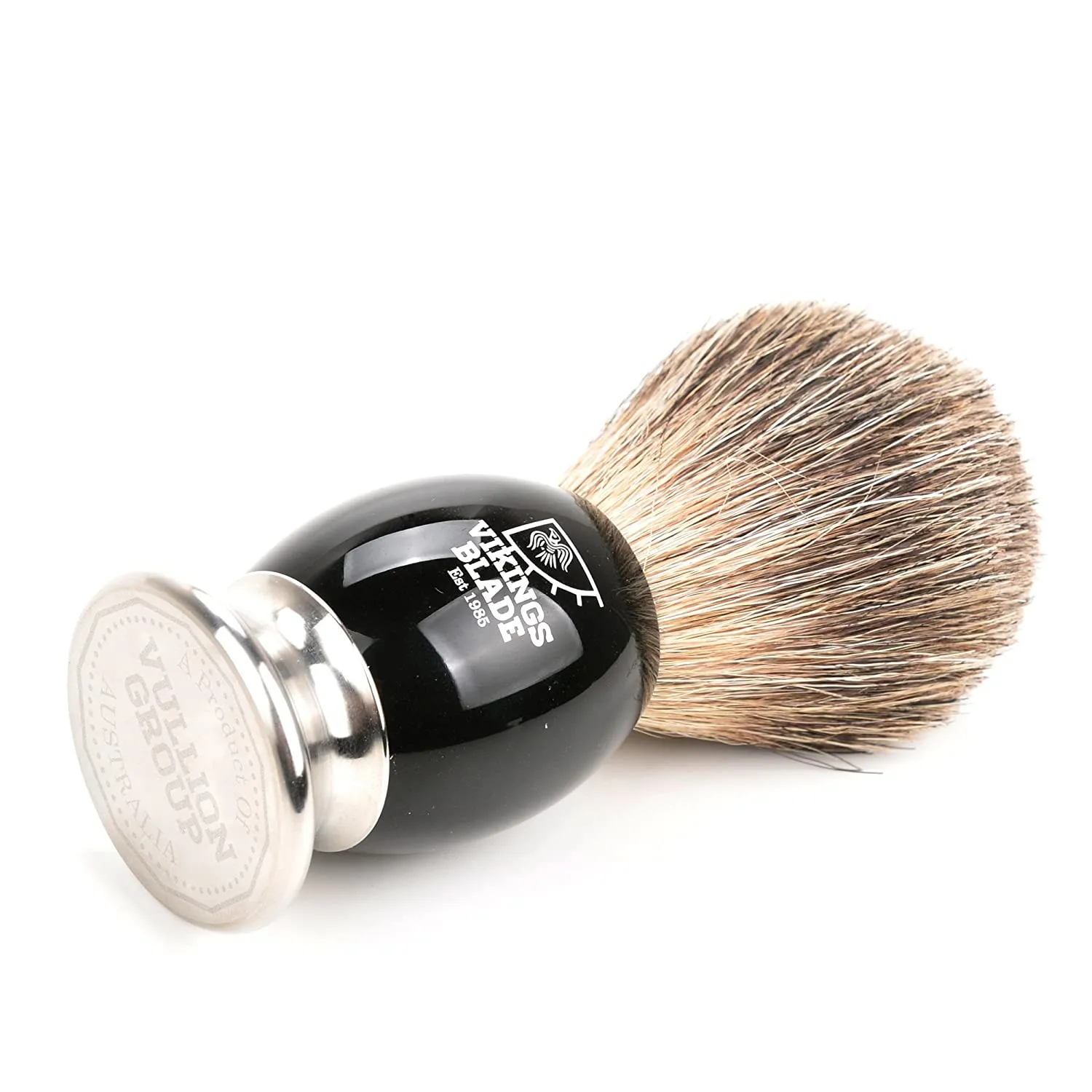 Vikings Blade Dark Stallion rakborste bulb svart akryl