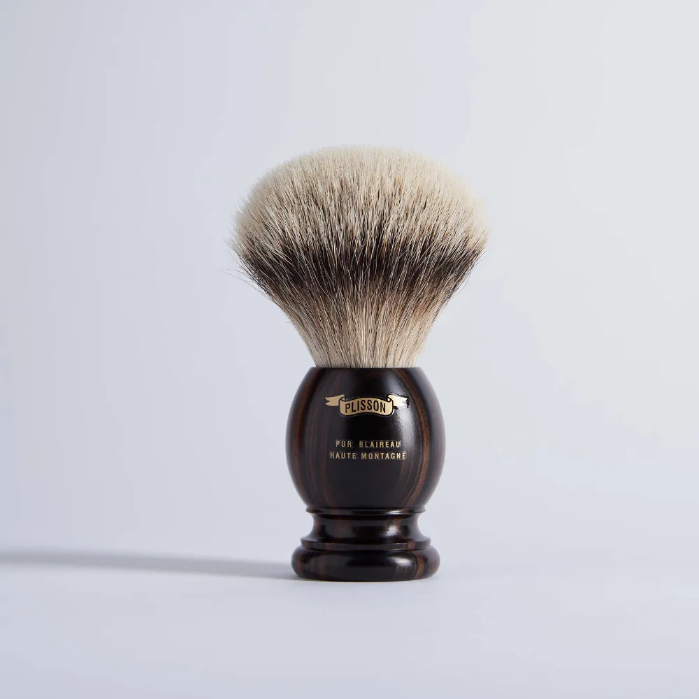 Plisson 1808 Macassar rakborste high mountain storlek 12