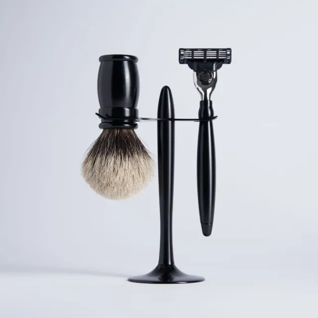 Plisson 1808 Rakset Noir Mach3 Grävling 12