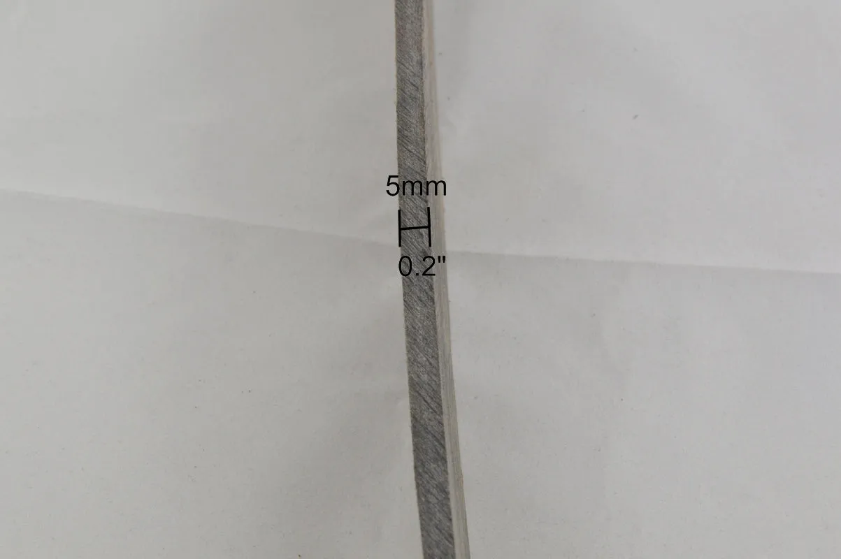 Dr. Dittmar hornämne buffelhorn 5mm 46cm