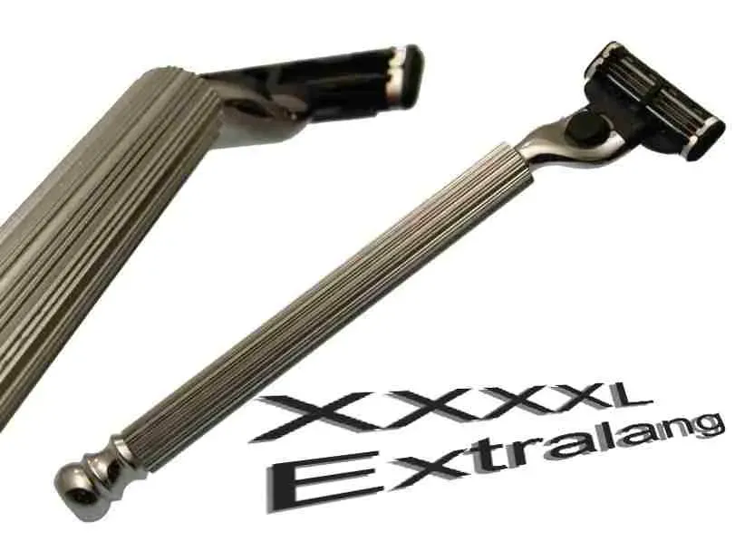 Dr. Dittmar XXXXL rakhyvel mässing krom 17 cm