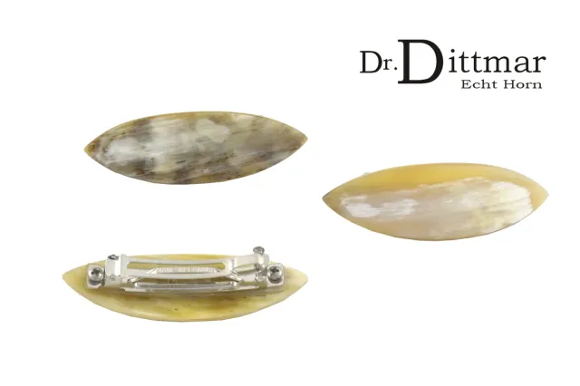 Dr. Dittmar hårspänne horn 70 mm