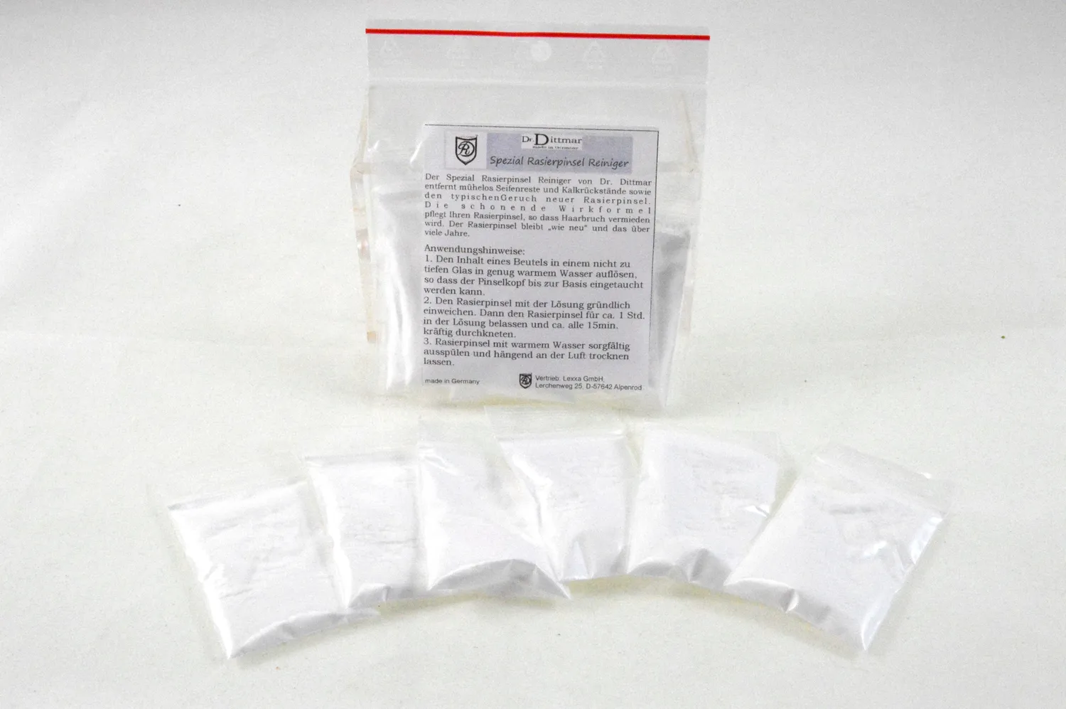 Dr. Dittmar rakborste rengöring pulver 6x10 g