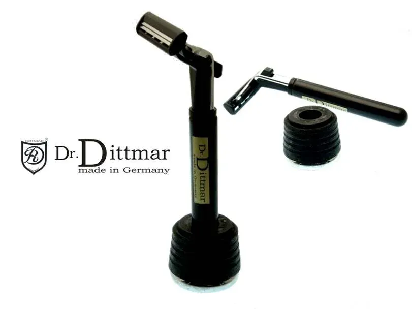 Dr. Dittmar Contour rakhyvel med ställ