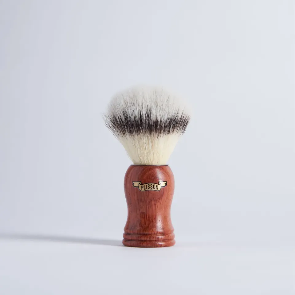 Plisson 1808 Bubinga rakborste fiber storlek 12