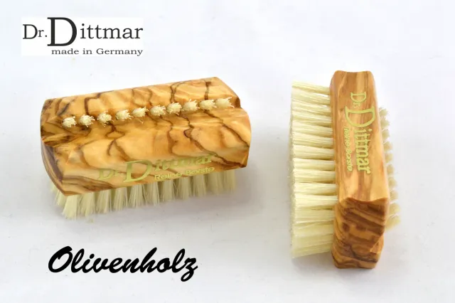 Dr. Dittmar nagelborste olivträ naturborst liten