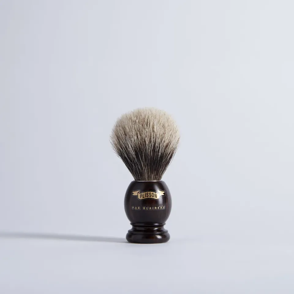 Plisson 1808 Macassar rakborste grävling storlek 12